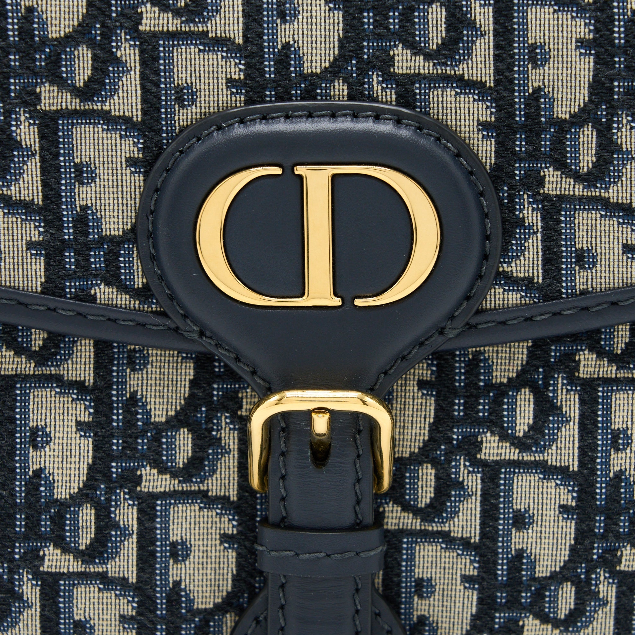 DIOR MEDIUM BOBBY BAG BLUE DIOR OBLIQUE JACQUARD GHW