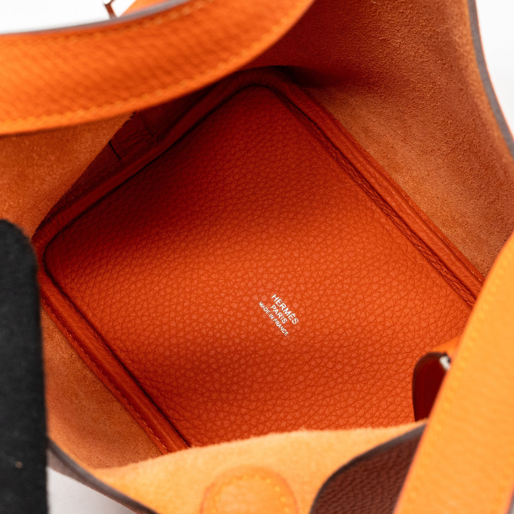 HERMES PICOTIN 18 LOCK BAG CLEMENCE FEU SHW