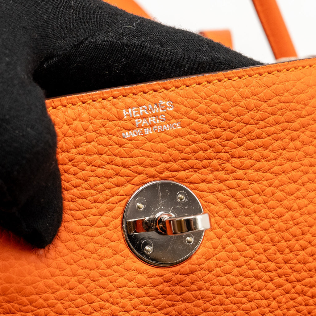 HERMES LINDY 30 CLEMENCE ORANGE SHW