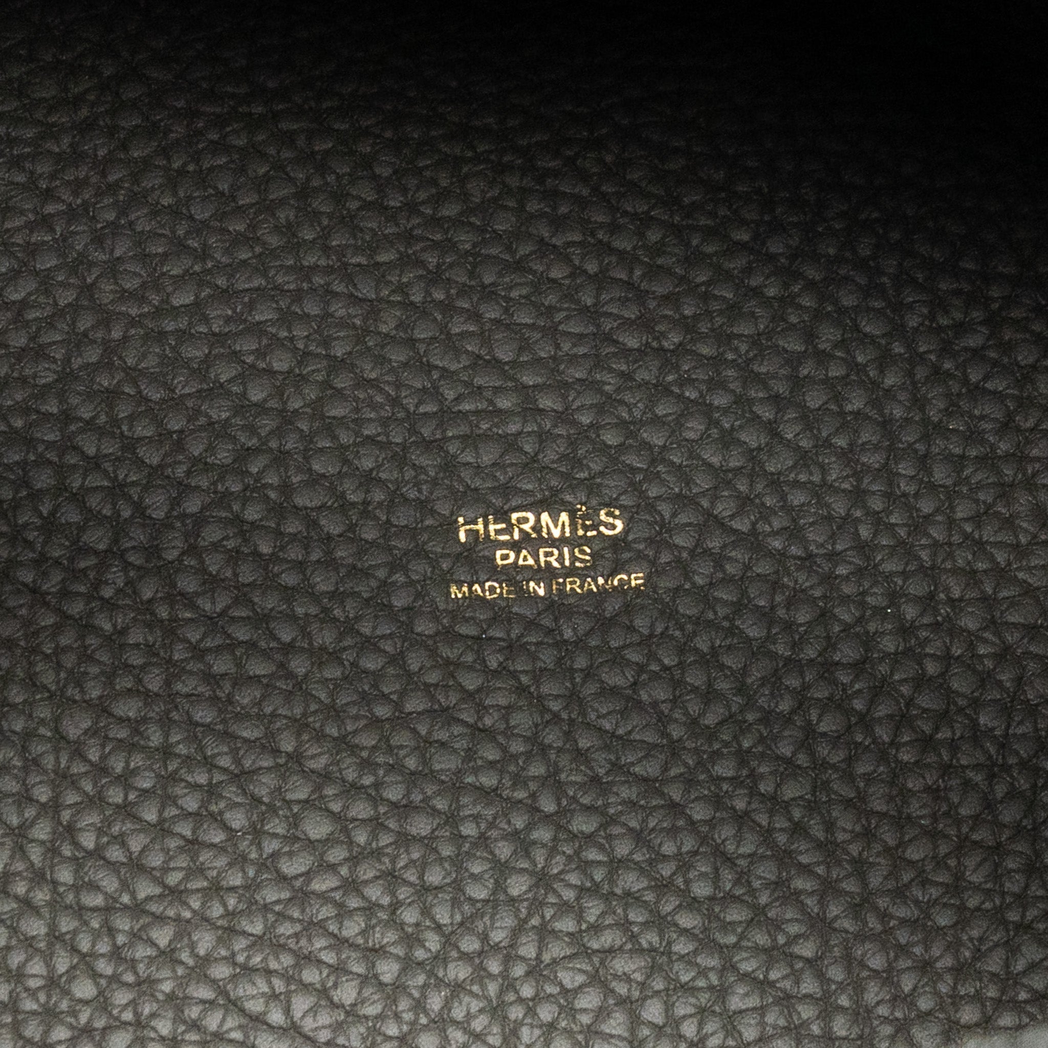 HERMES PICOTIN 22 LOCK BAG CLEMENCE GRIS MEYER GHW