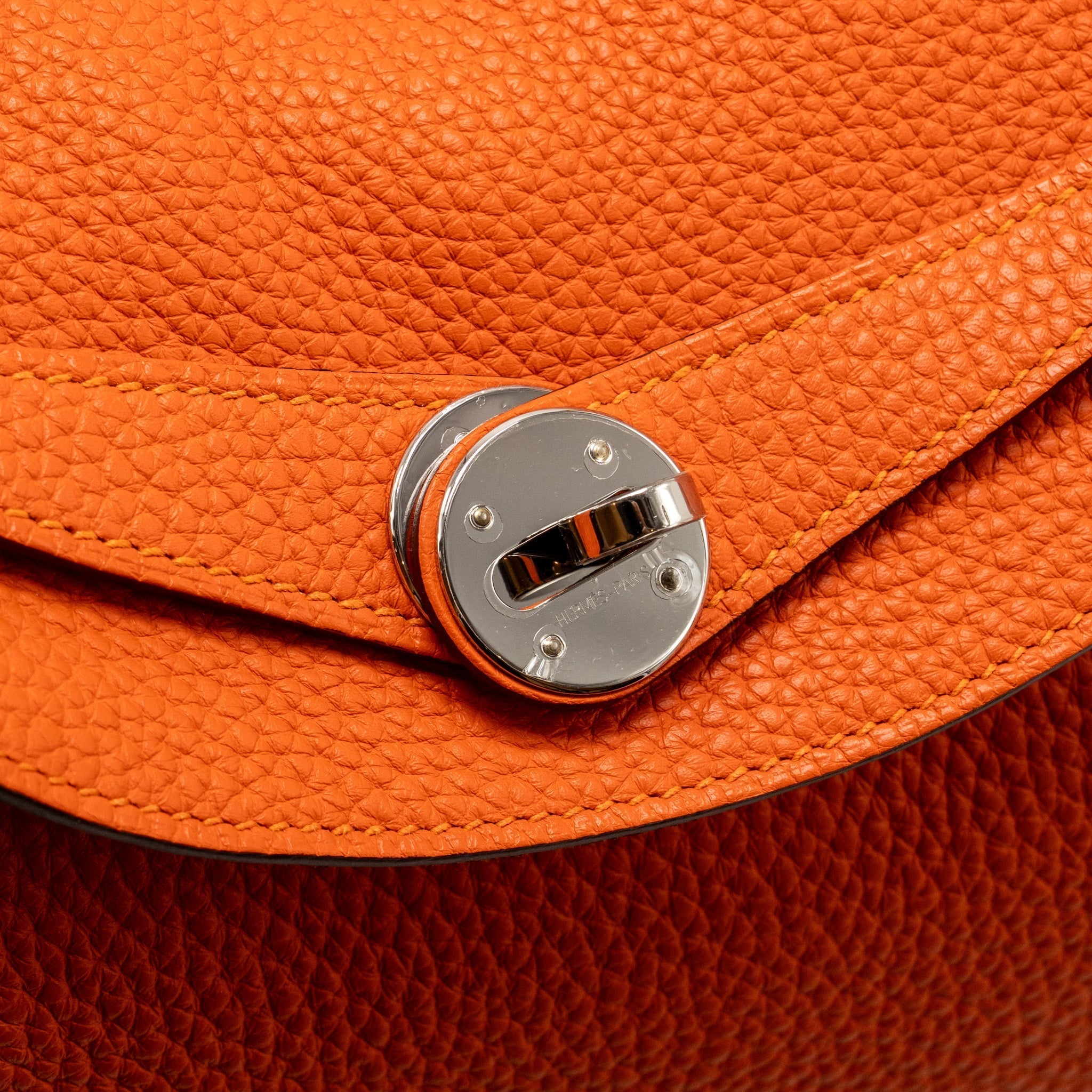 HERMES LINDY 30 CLEMENCE ORANGE SHW