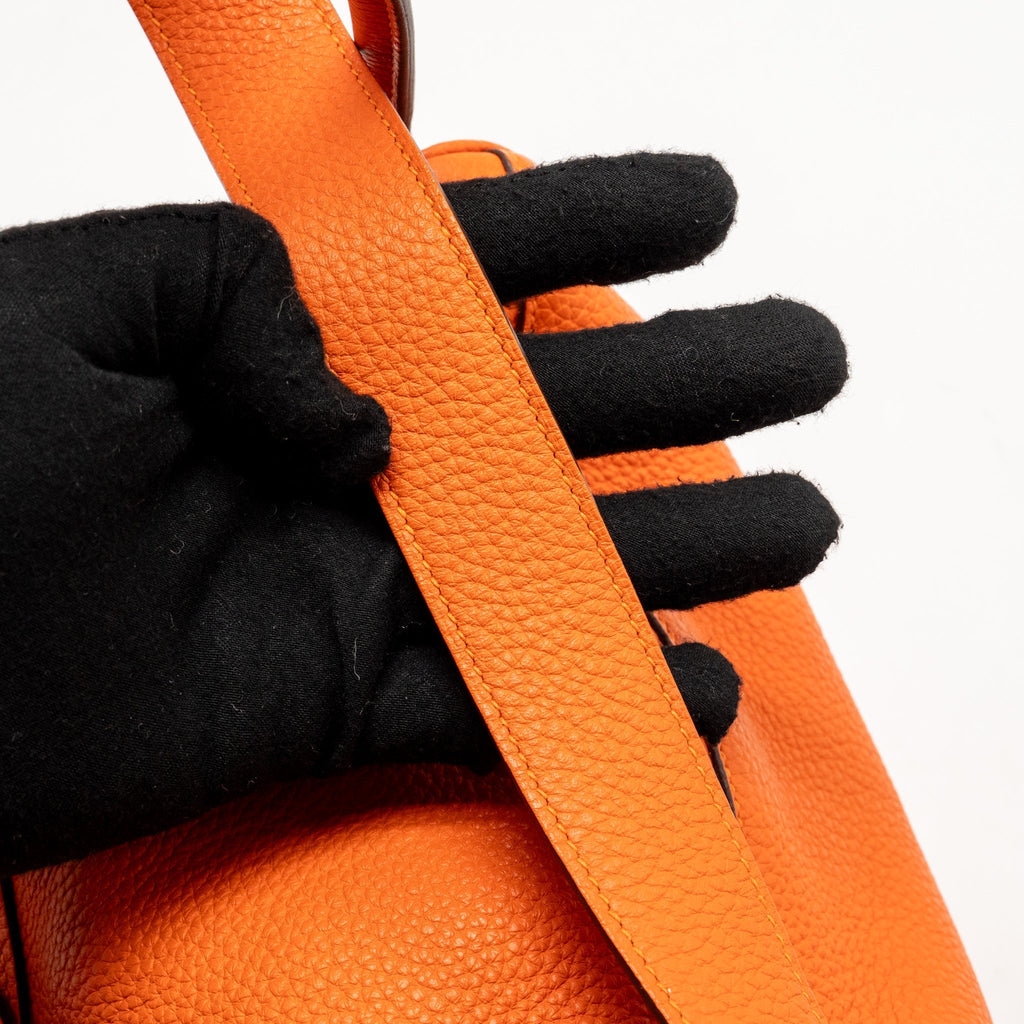 HERMES LINDY 30 CLEMENCE ORANGE SHW