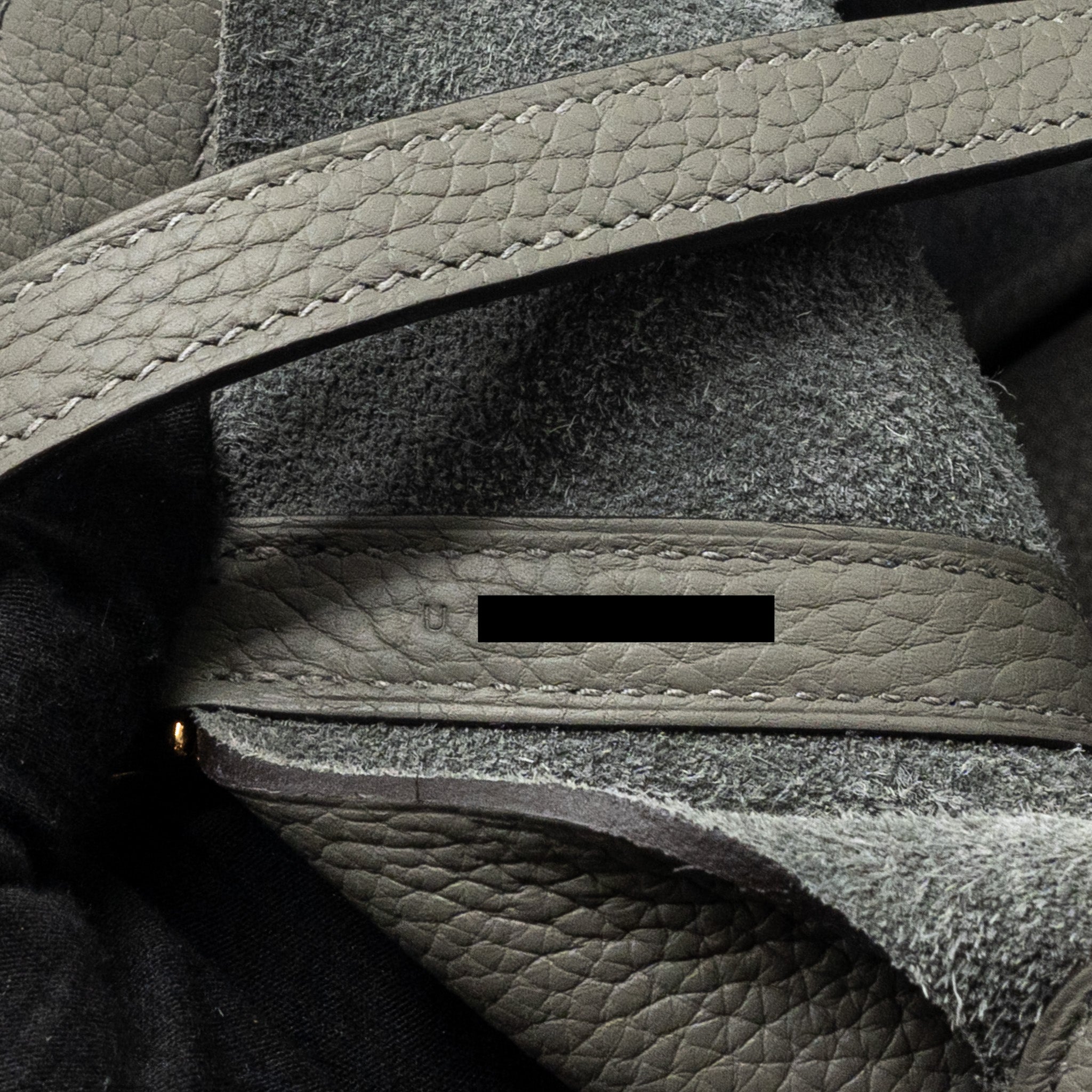 HERMES PICOTIN 22 LOCK BAG CLEMENCE GRIS MEYER GHW