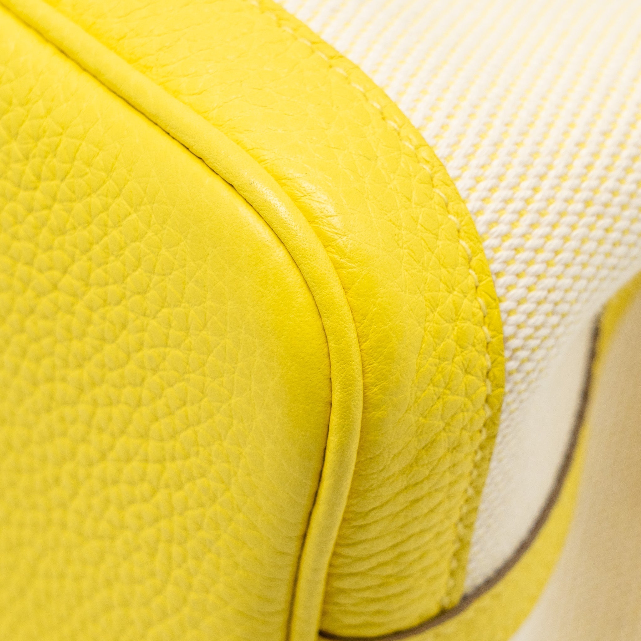 HERMES GARDEN PARTY 30 CANVAS / NEGONDA CITRON/LIME SHW
