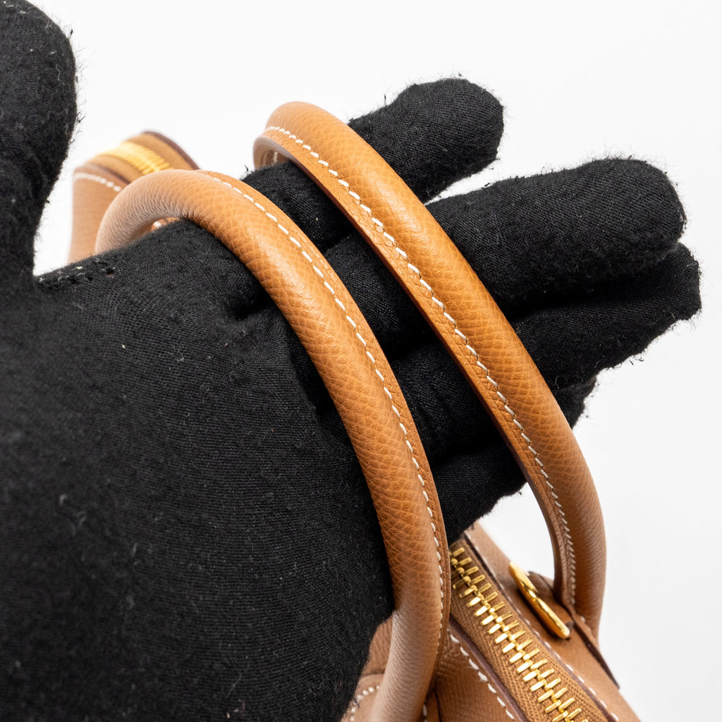 HERMES BOLIDE 1923 25 EPSOM GOLD GHW