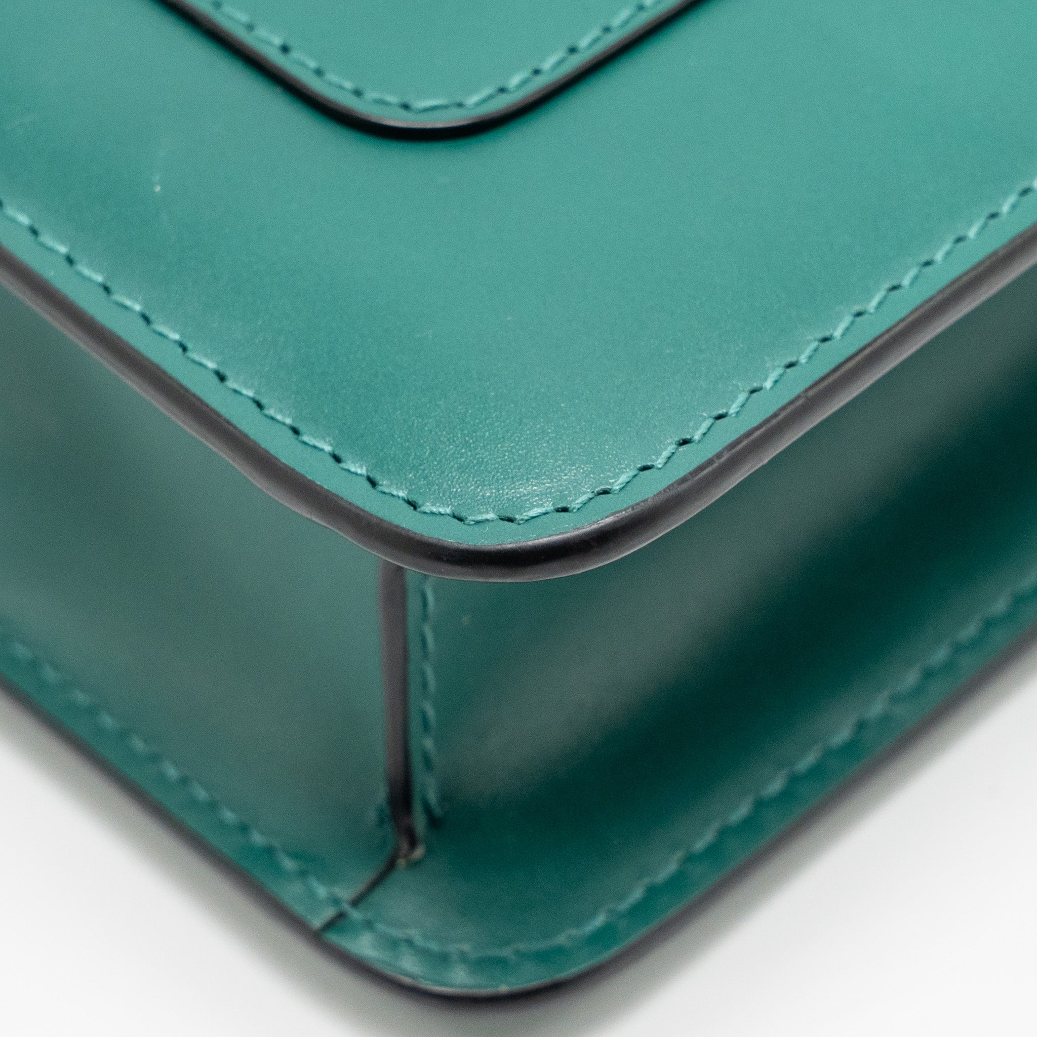 BVLGARI SERPENTI FOREVER CROSSBODY BAG CALFSKIN GREEN LGHW