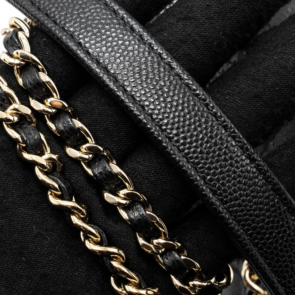CHANEL SMALL COCO HANDLE CAVIAR BLACK LGHW  (MICROCHIP)