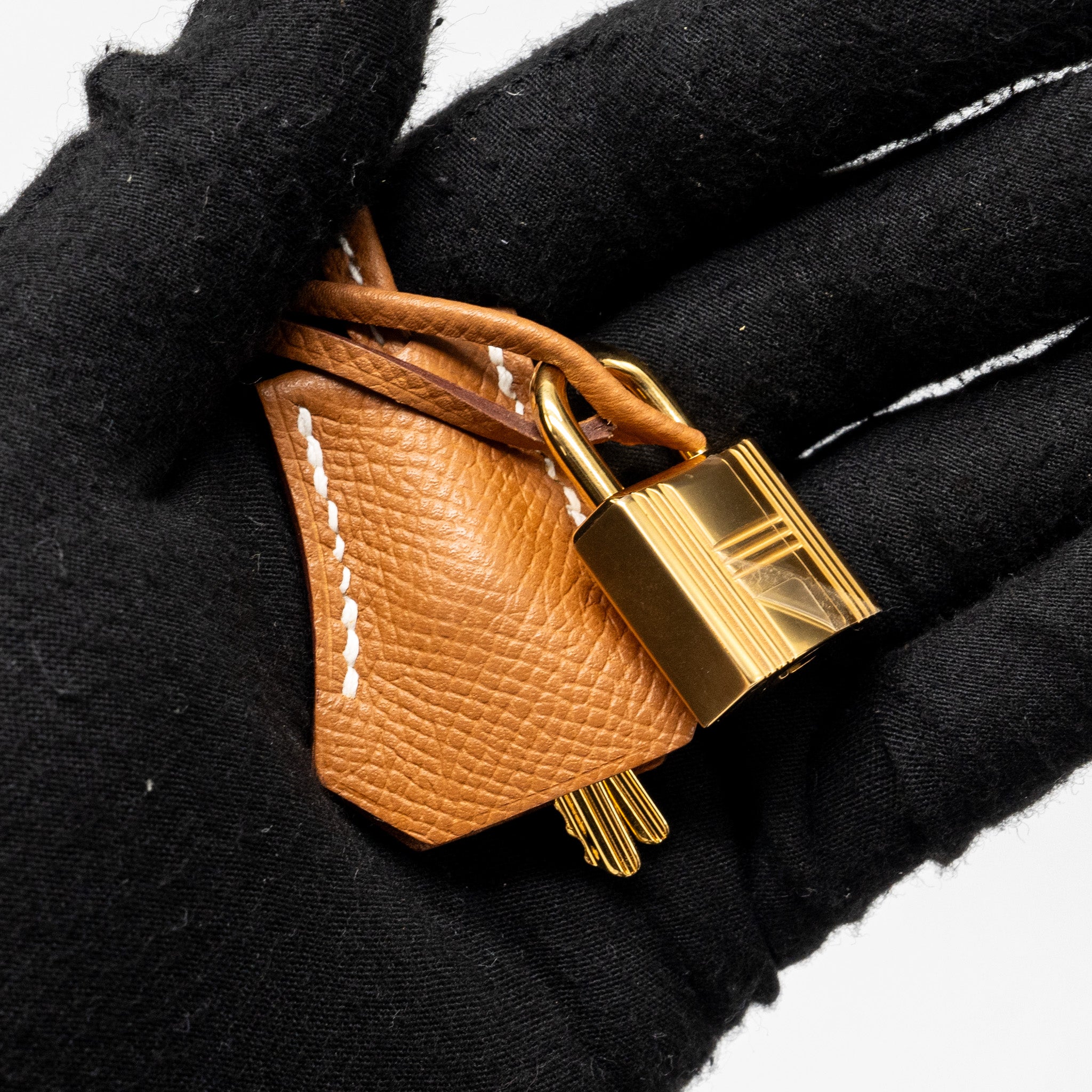 HERMES BOLIDE 1923 25 EPSOM GOLD GHW