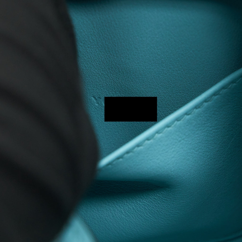 Hermes mini Lindy swift leather 3P Blue Atoll SHW