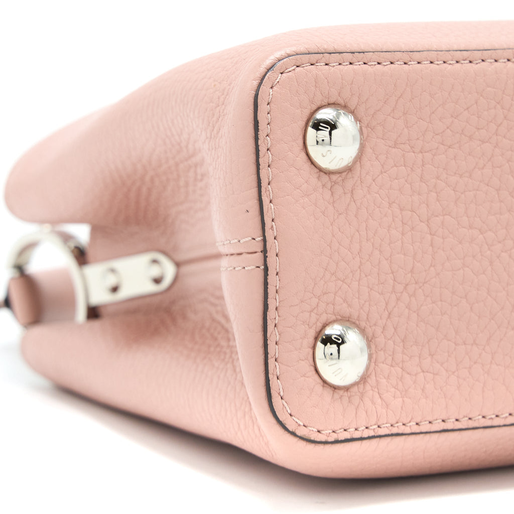 LOUIS VUITTON CAPUCINES BB TAURILLON PINK SHW