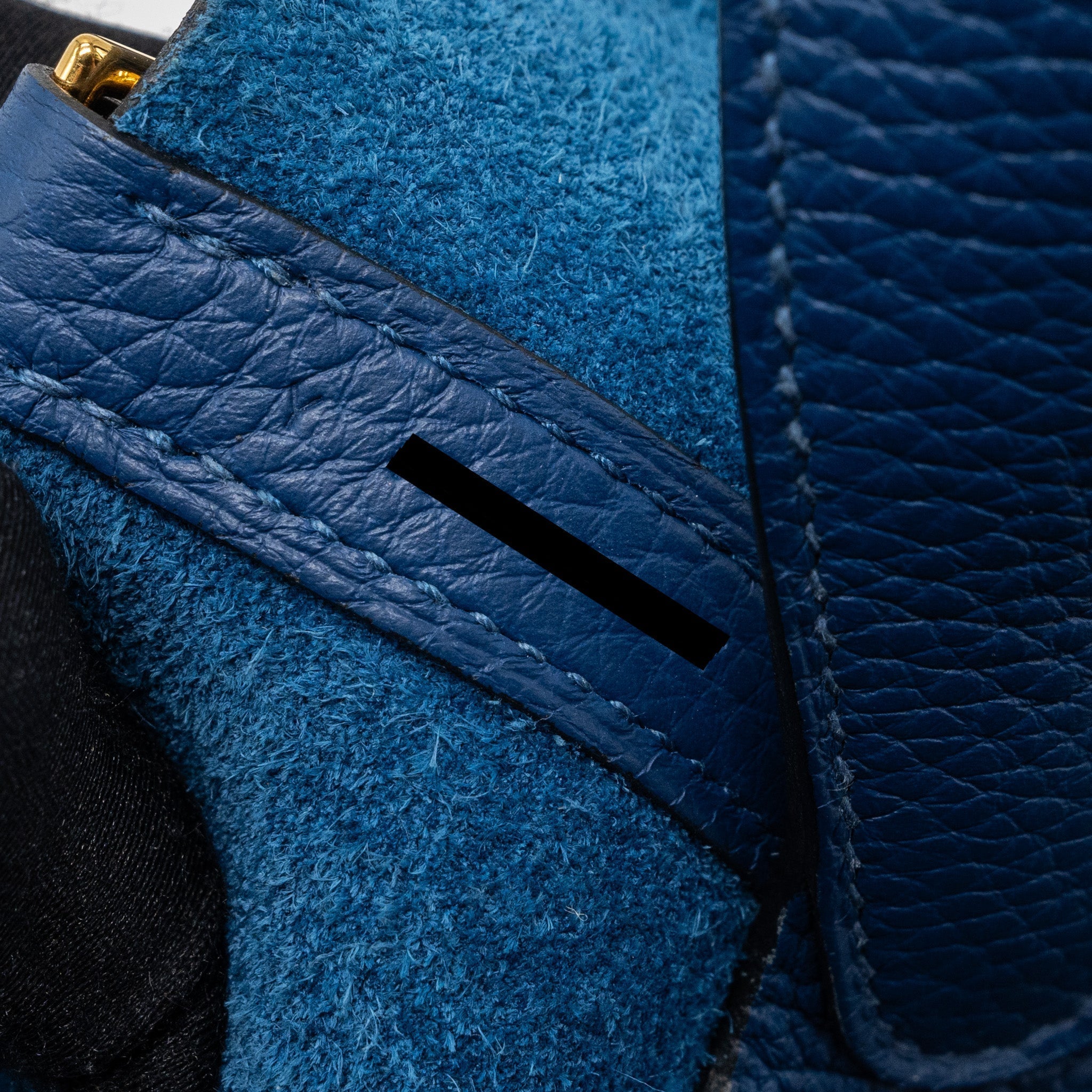 HERMES PICOTIN 18 CLEMENCE DEEP BLUE GHW