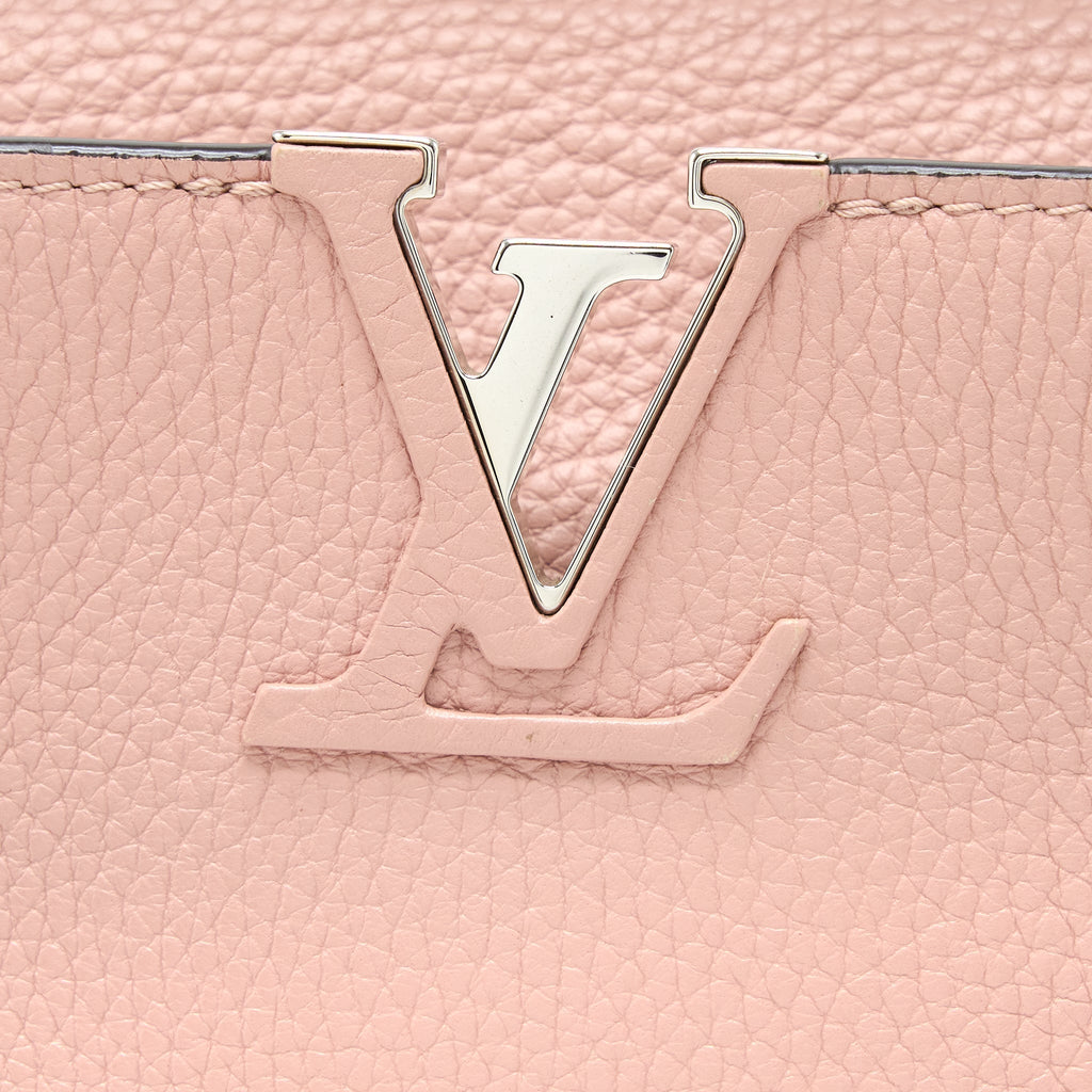 LOUIS VUITTON CAPUCINES BB TAURILLON PINK SHW