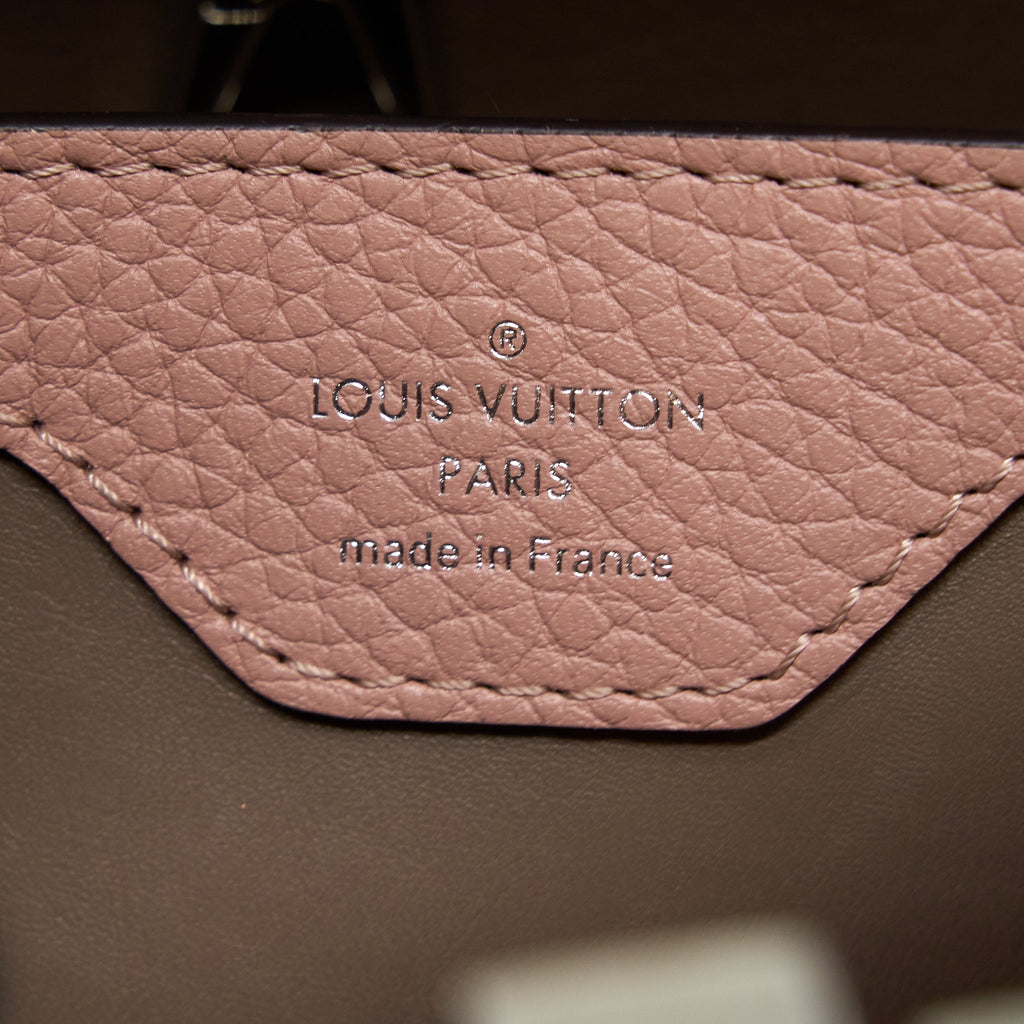 LOUIS VUITTON CAPUCINES BB TAURILLON PINK SHW