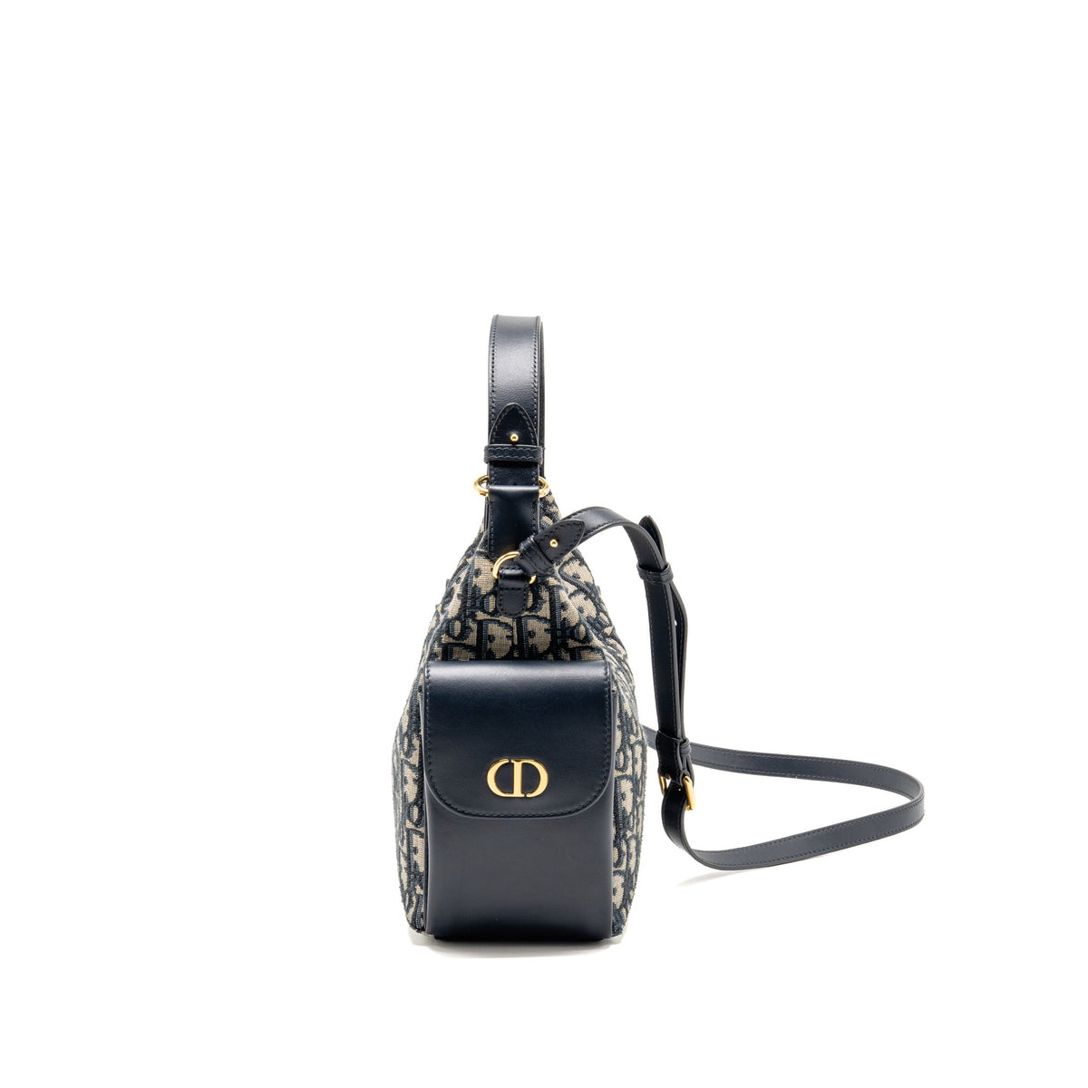 Dior Medium D-Dream Bag Blue Dior Oblique Jacquard / Calfskin GHW