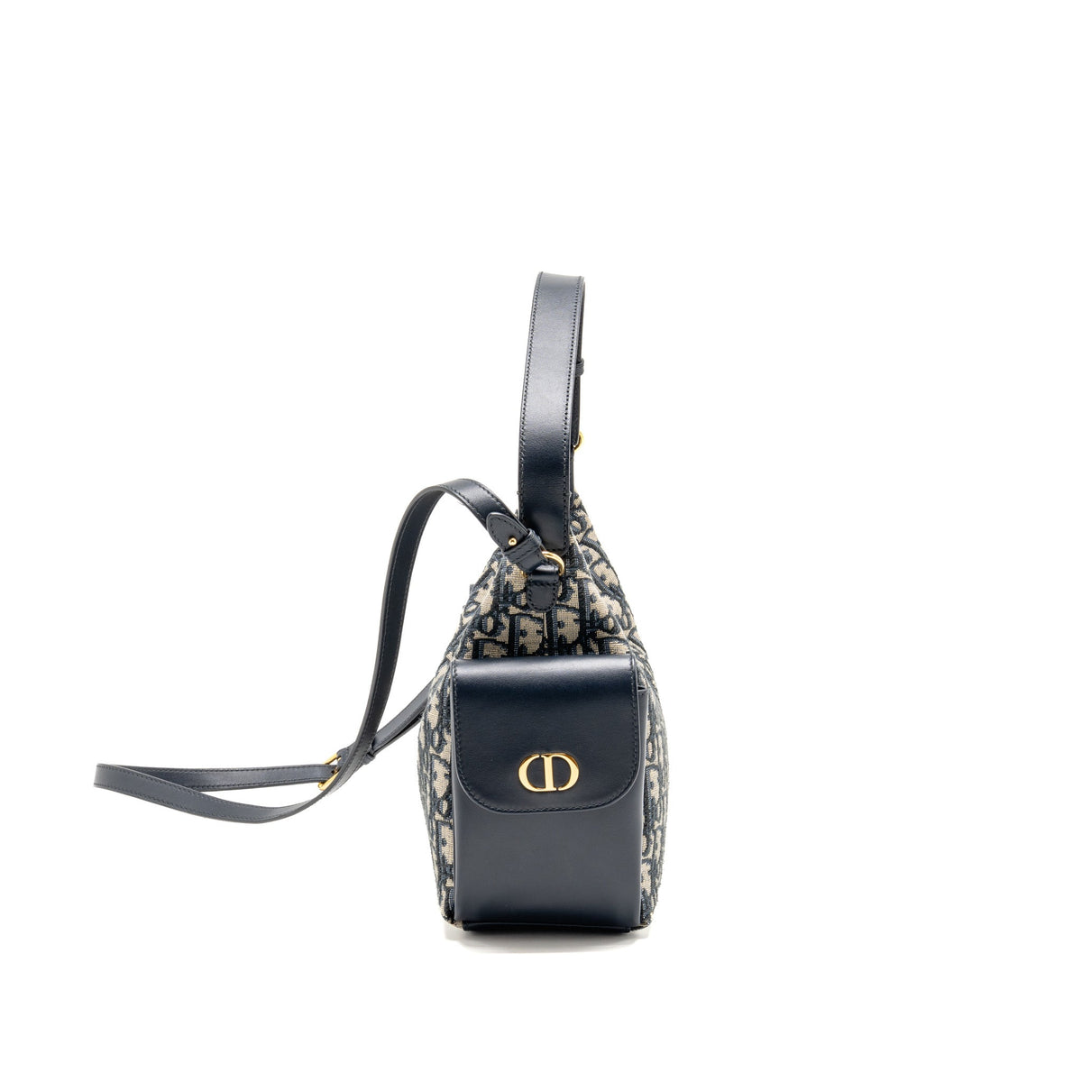 Dior Medium D-Dream Bag Blue Dior Oblique Jacquard / Calfskin GHW