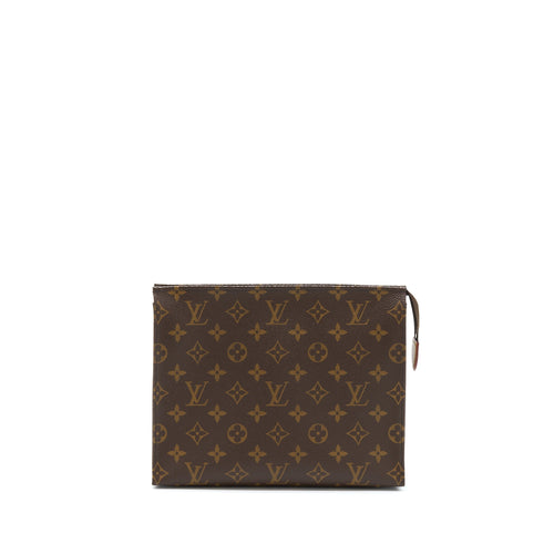 LOUIS VUITTON TOILETRY POCHETTE 26 MONOGRAM CANVAS GHW
