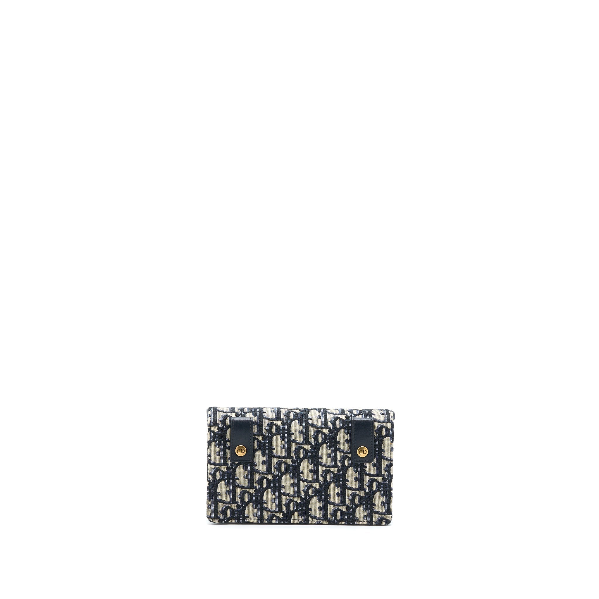 DIOR SADDLE BELT POUCH OBLIQUE BLUE GHW