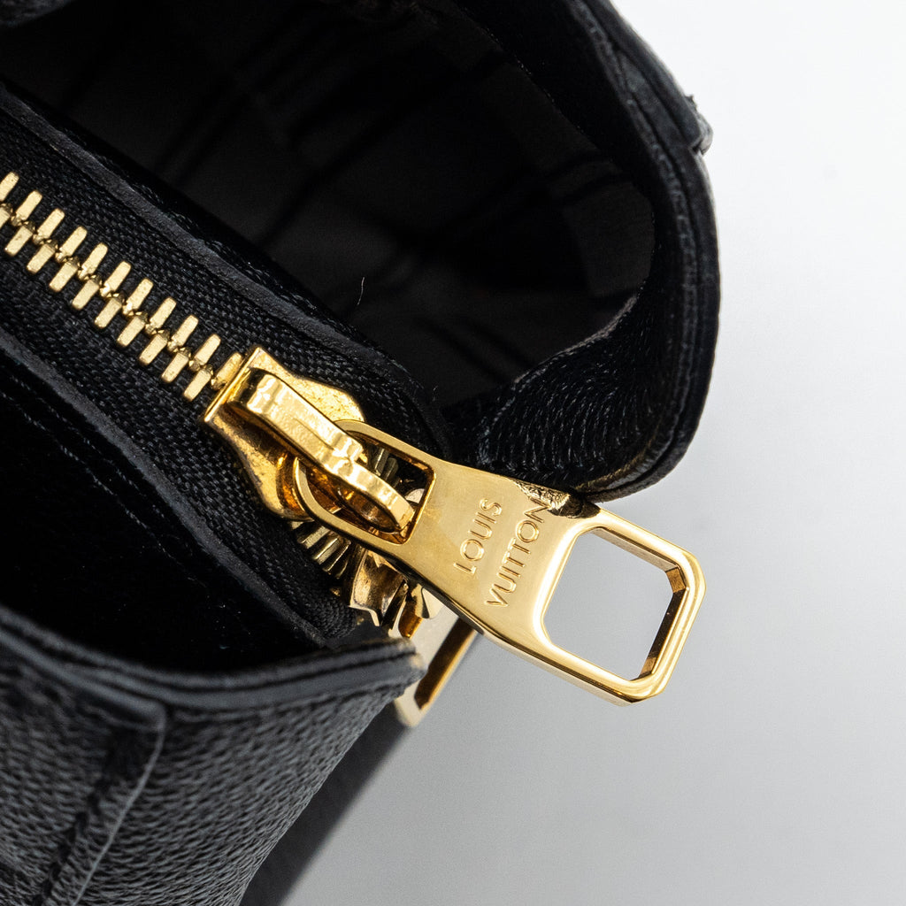 LOUIS VUITTON MONTAIGNE BB  MONOGRAM EMPREINTE BLACK GHW