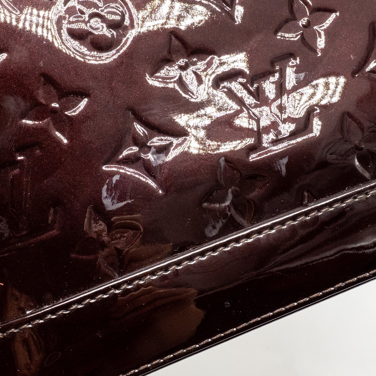 LOUIS VUITTON ALMA BB PATENT LEATHER AMATANTE GHW