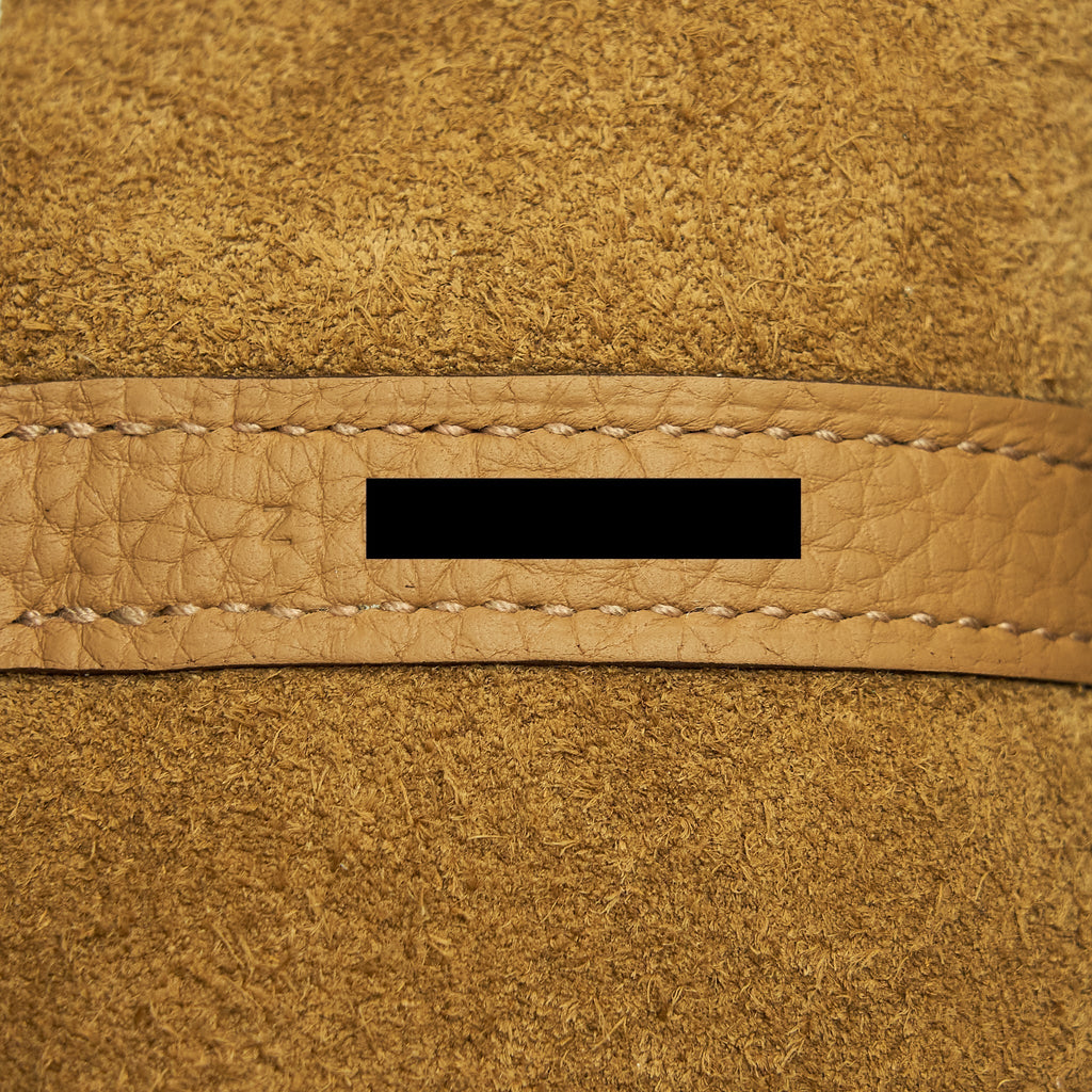 HERMES PICOTIN 18 LOCK BAG CLEMENCE BISCUIT GHW