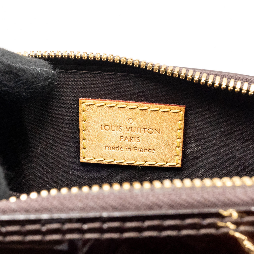 LOUIS VUITTON ALMA BB PATENT LEATHER AMATANTE GHW