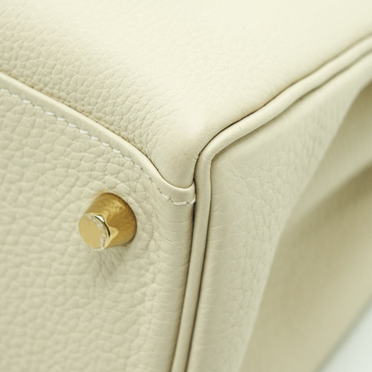 Hermes Kelly 28 Togo Craie GHW