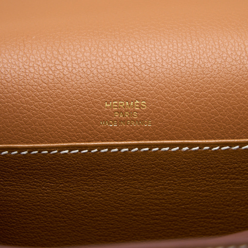Hermes Mini Roulis Evercolor Gold LGHW