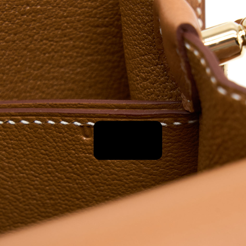 Hermes Mini Roulis Evercolor Gold LGHW