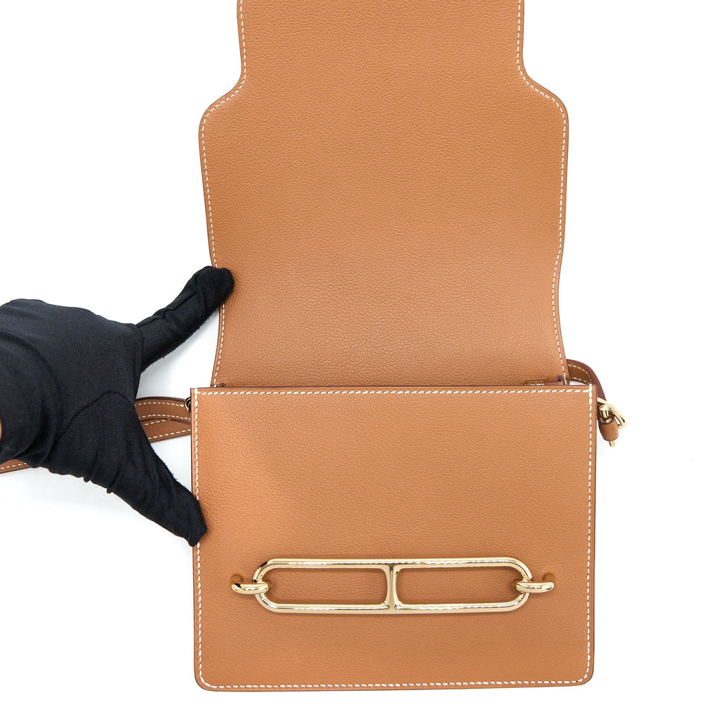 Hermes Mini Roulis Evercolor Gold LGHW