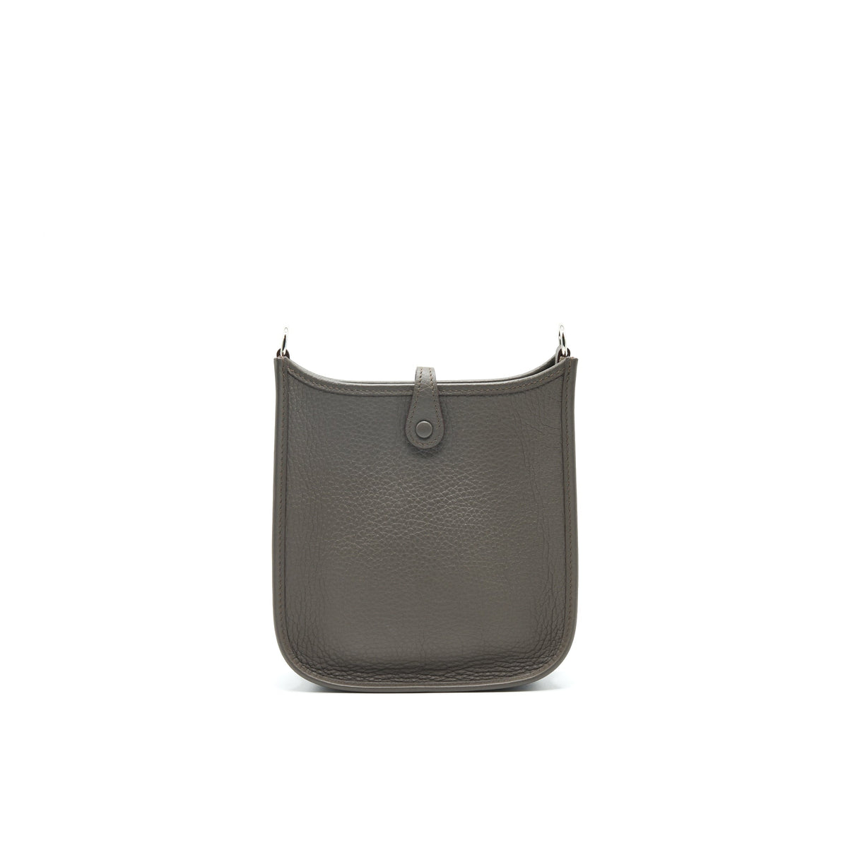 Hermes Mini Evelyne Gris Etain SHW in Square