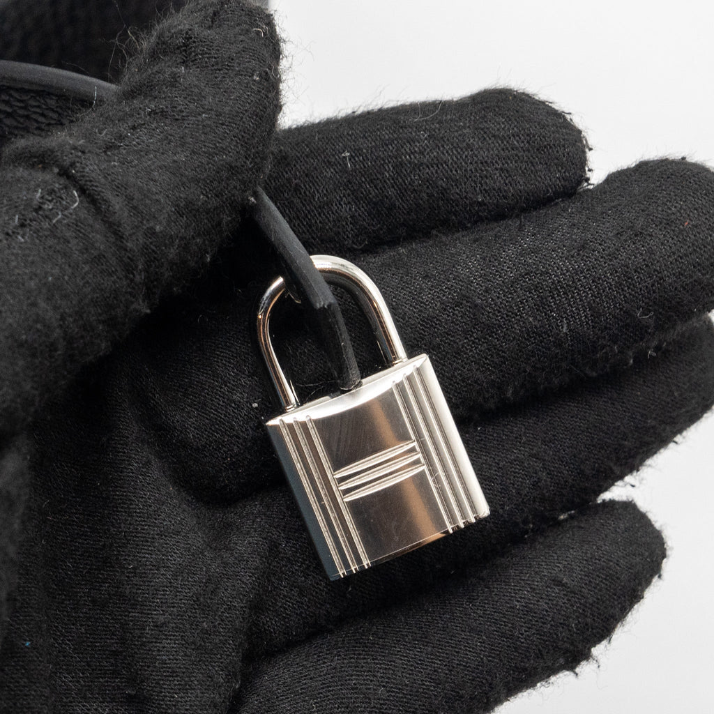 HERMES PICOTIN 18 LOCK BAG CLEMENCE BLACK SHW