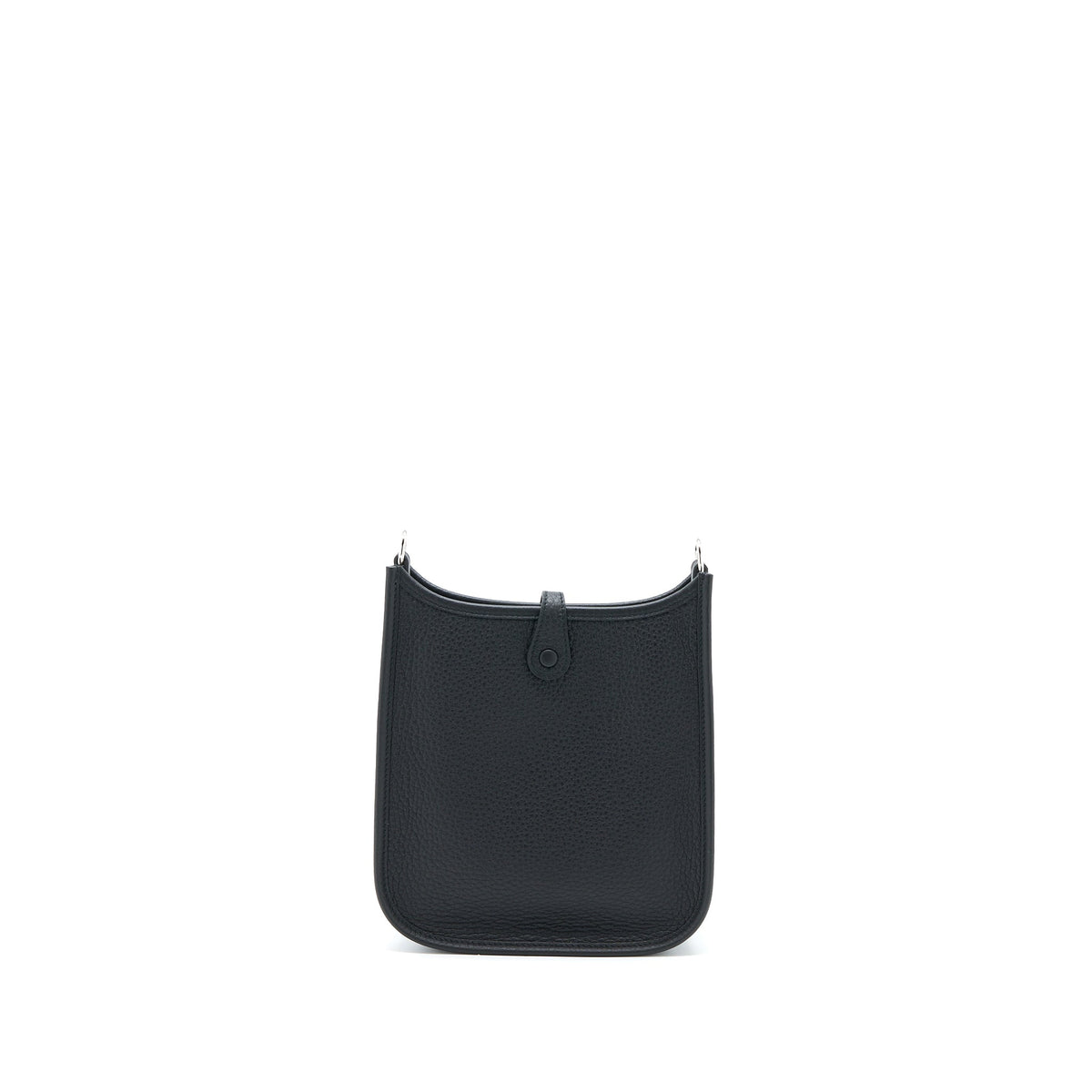 Hermes Mini Evelyn Clemence Black SHW
