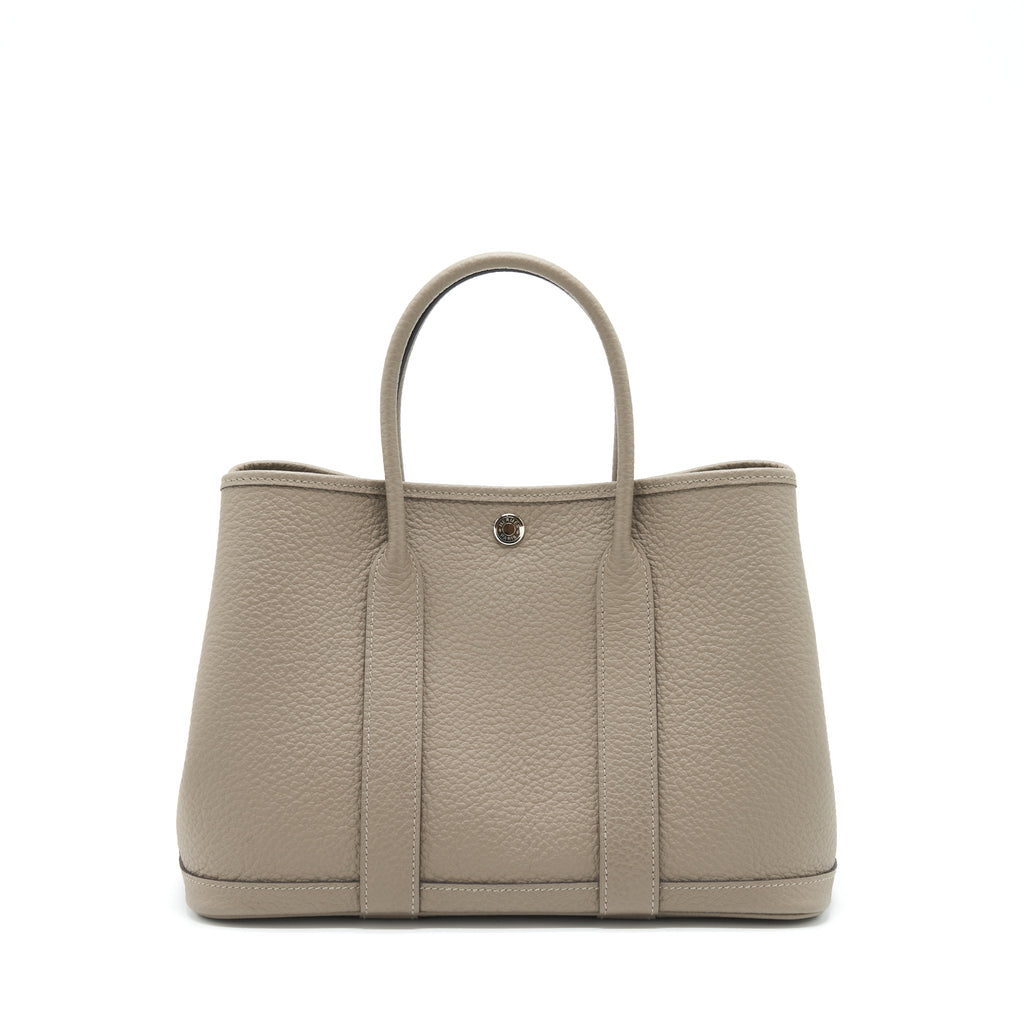 Hermes Garden Party 30 Country M8 Gris Asphalt SHW