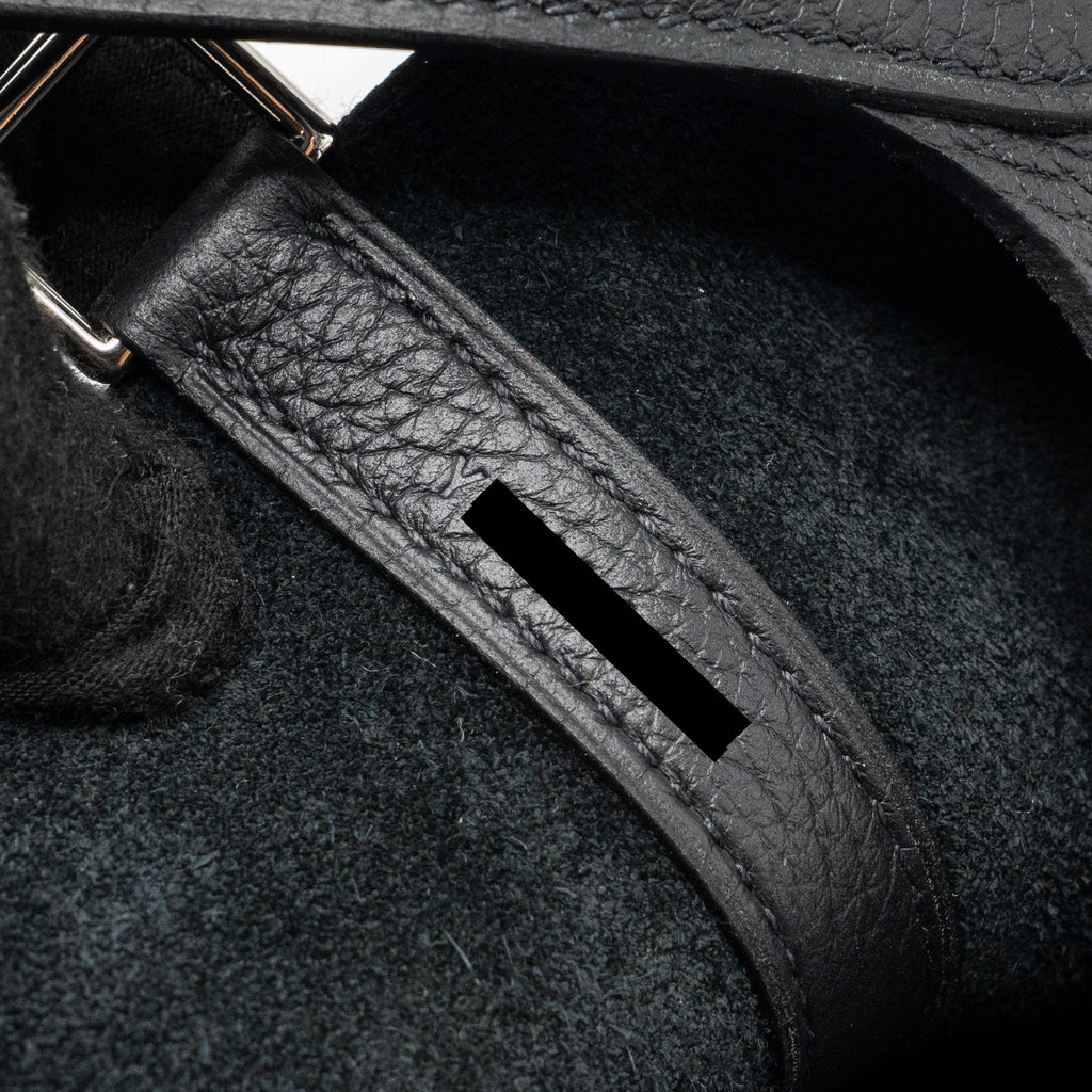 HERMES PICOTIN 18 LOCK BAG CLEMENCE BLACK SHW