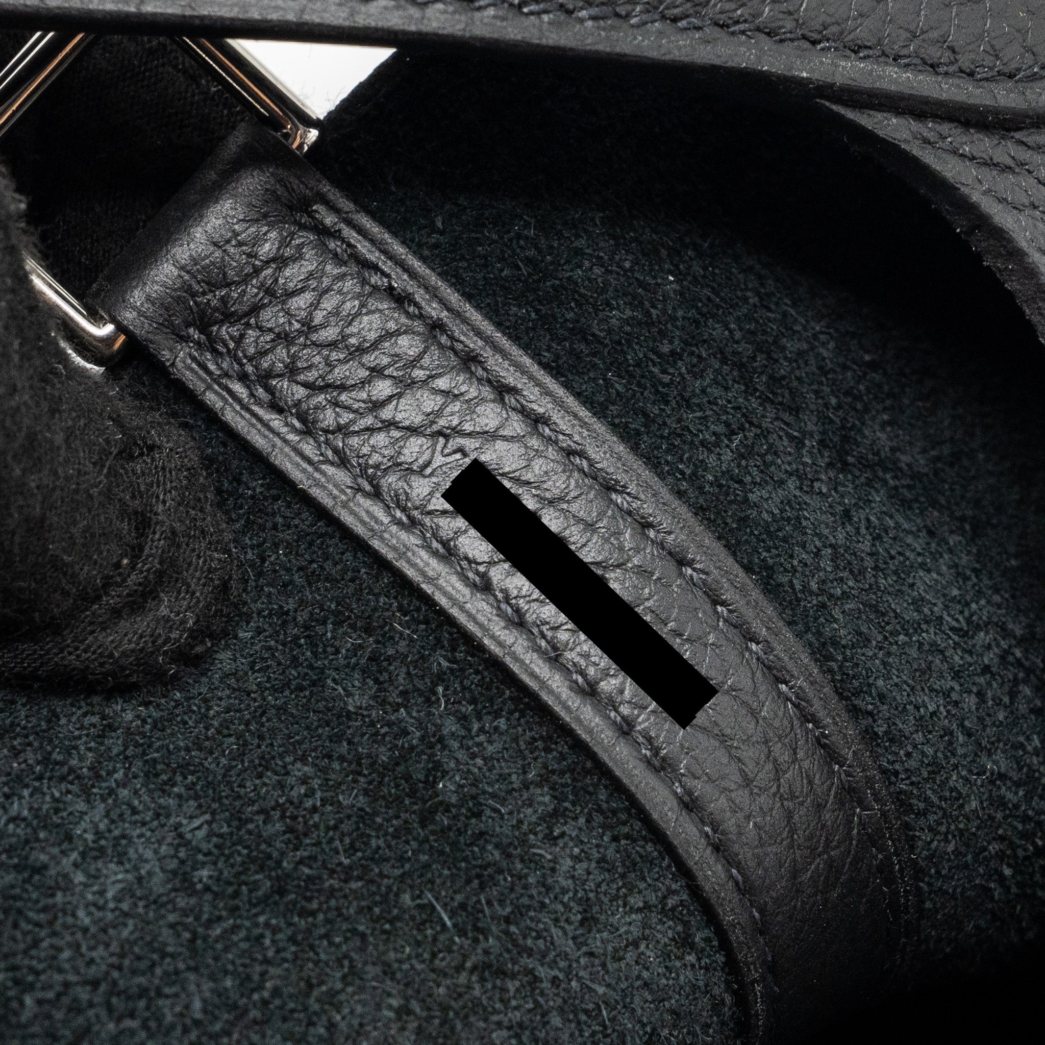 HERMES PICOTIN 18 LOCK BAG CLEMENCE BLACK SHW