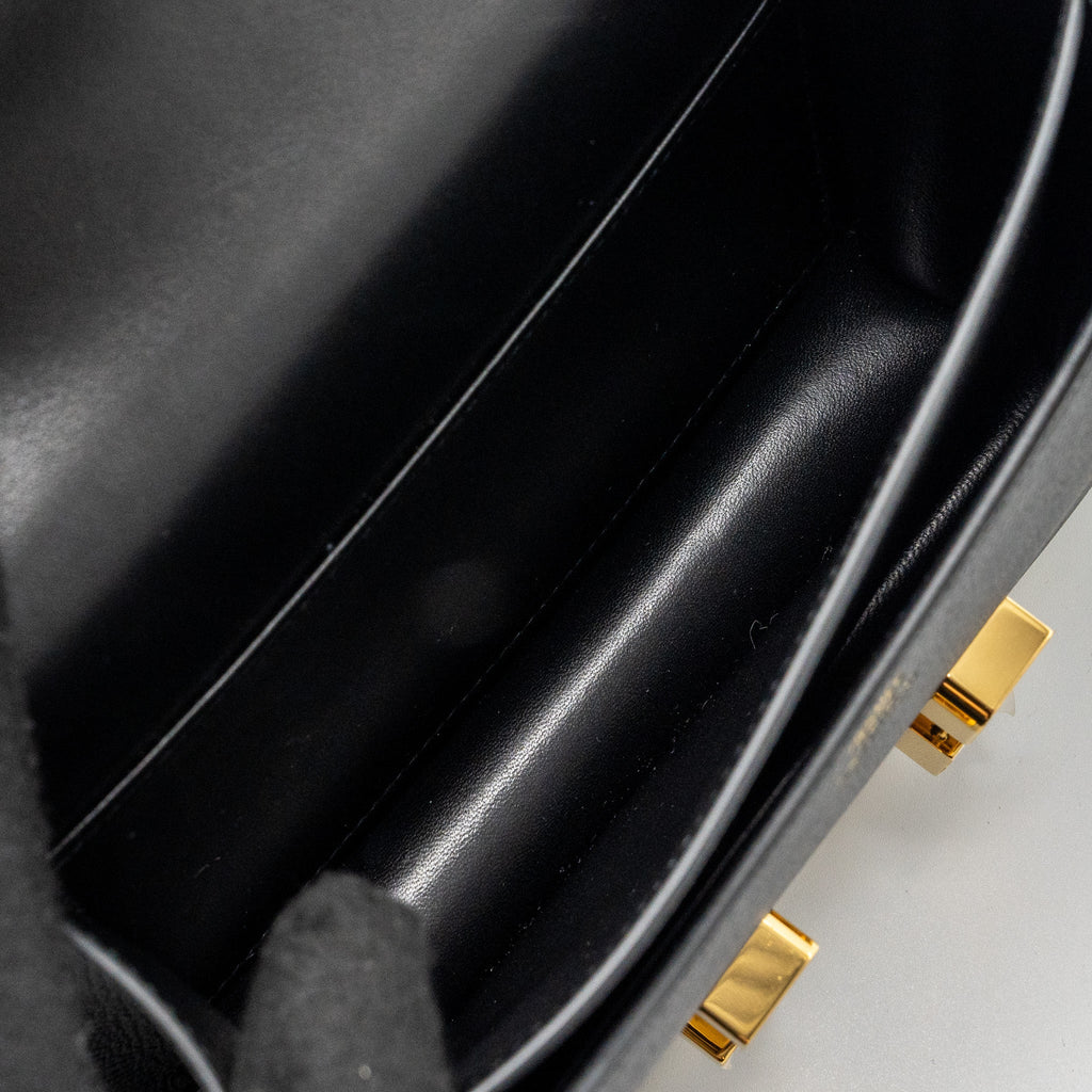 Hermes Mini Constance Epsom Black GHW