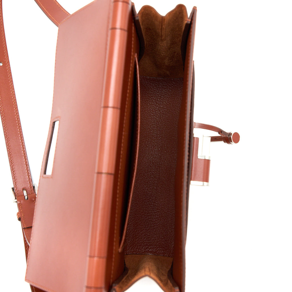 Hermes Sacabar 24 Bag Epsom / Swift Siennne / Cuivre SHW