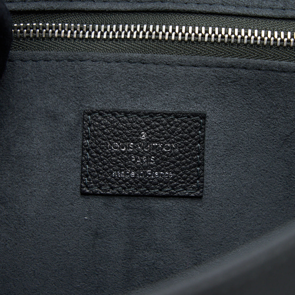 LOUIS VUITTON SAINT GERMAINE CROSSBODY BAG MONOGRAM EMPREINTE BLACK BRUSHED SHW