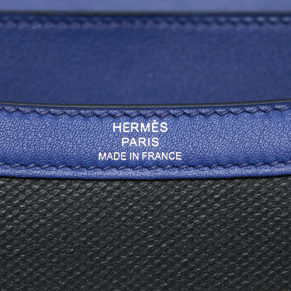 Hermes Constance 24 Swift/Toile Black/Blue Saphir SHW