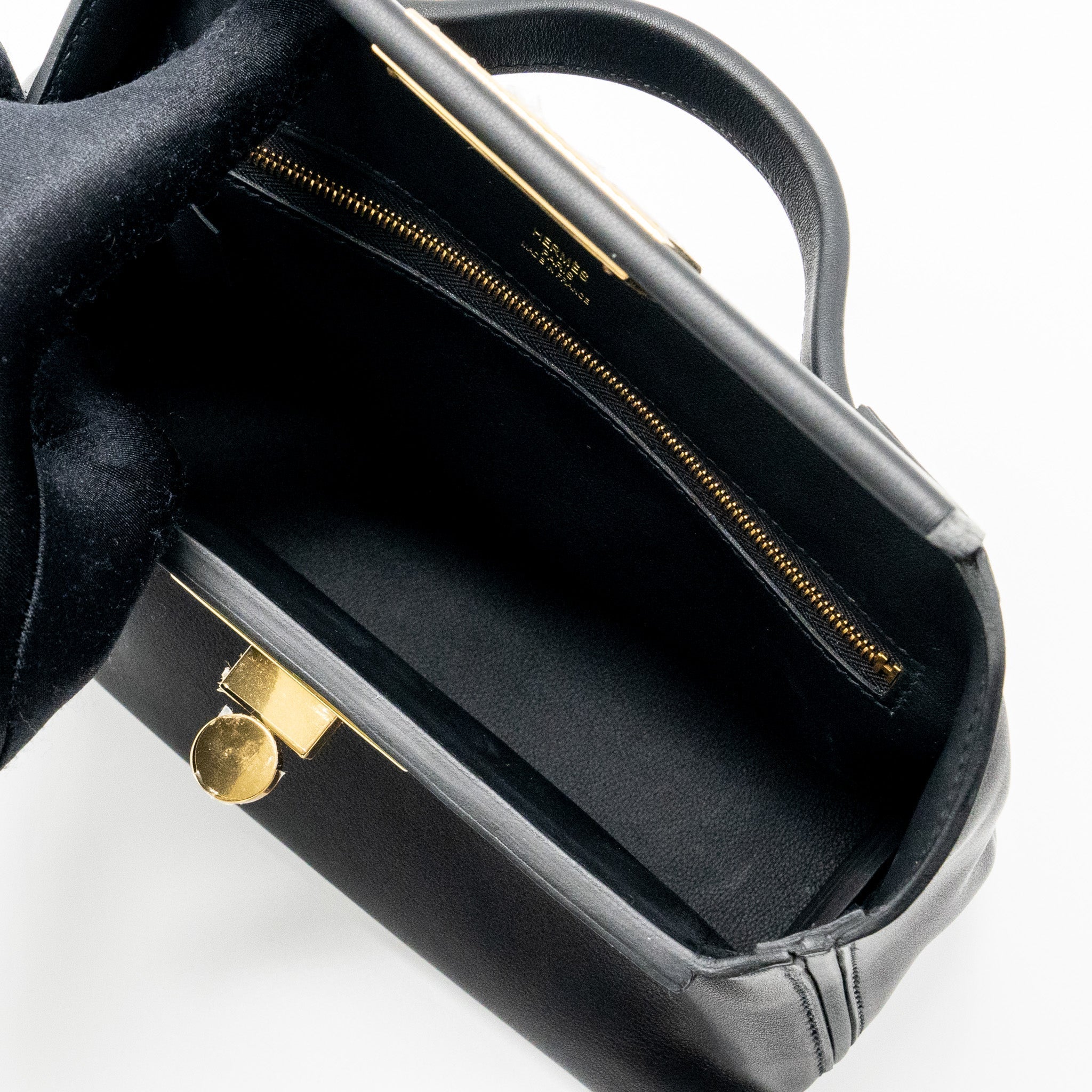 HERMES MINI 24/24 2424 - 21 BAG VOLUPTO/SWIFT BLACK GHW