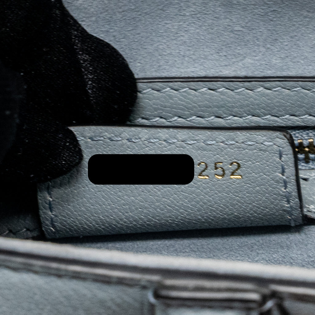 DIOR MEDIUM SADDLE BAG GOATSKIN LIGHT BLUE GHW