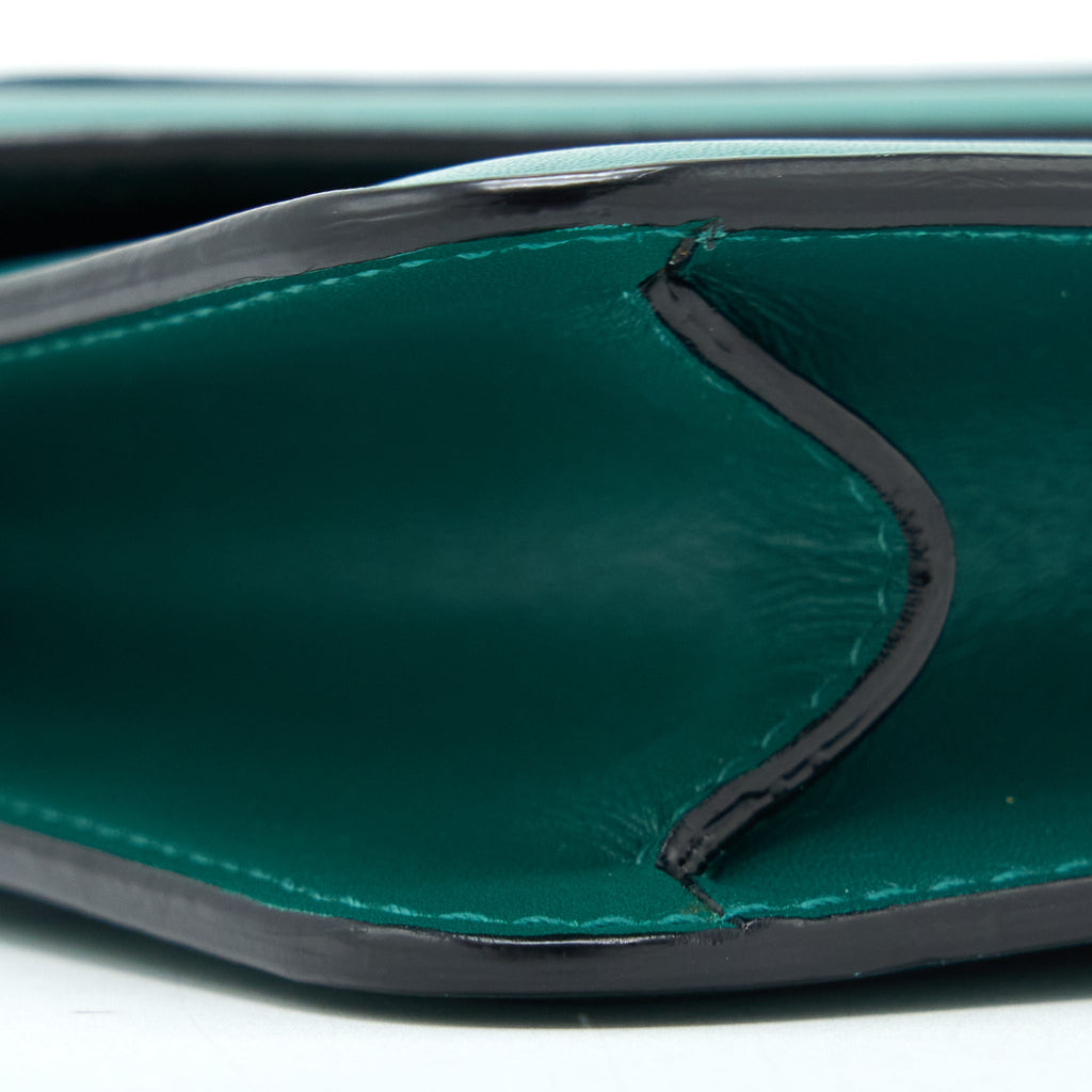 BVLGARI SERPENTI FOREVER CROSSBODY BAG CALFSKIN GREEN LGHW
