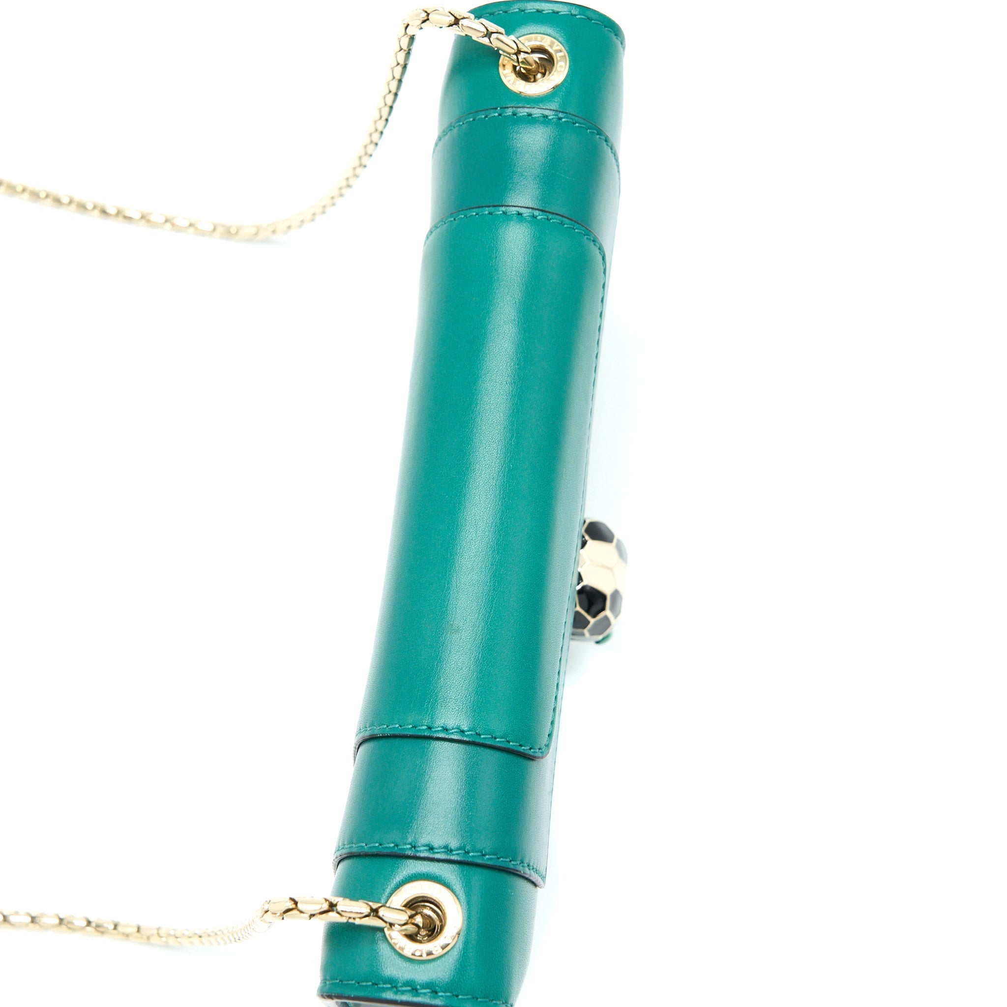 BVLGARI SERPENTI FOREVER CROSSBODY BAG CALFSKIN GREEN LGHW