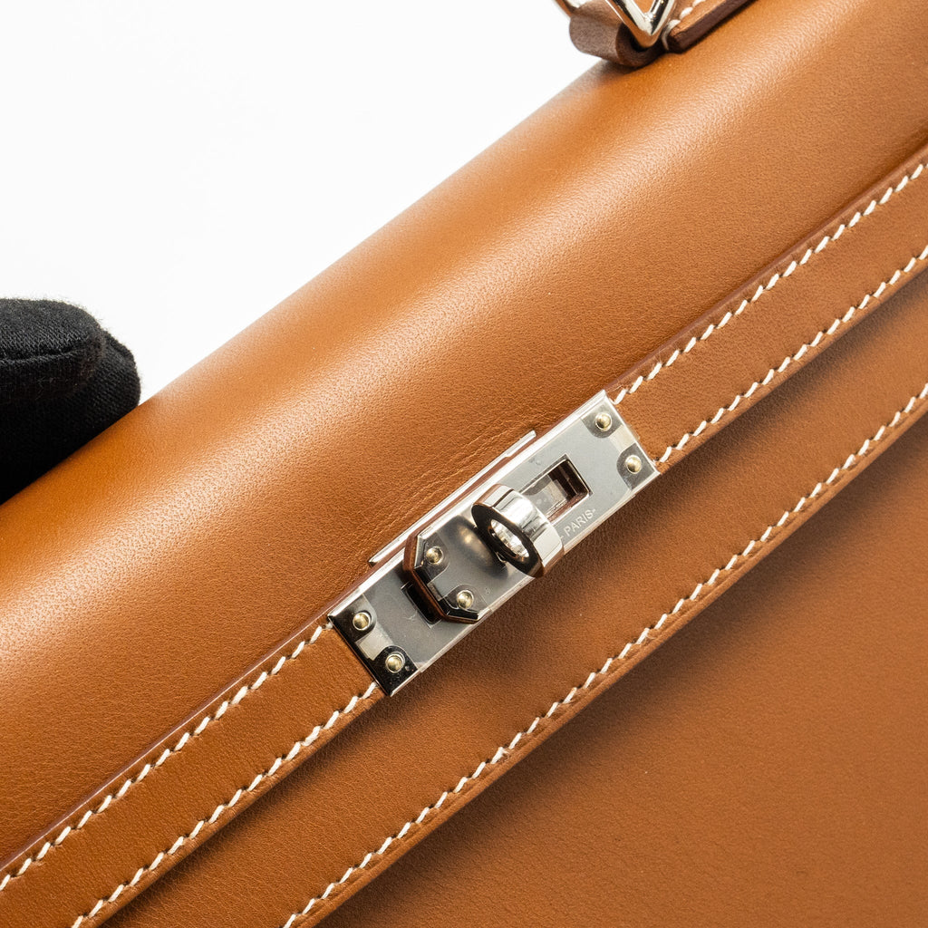 HERMES KELLY 25 BARENIA FAUVE SHW