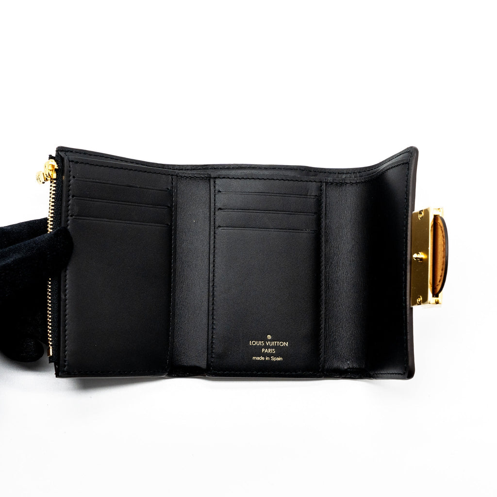 LOUIS VUITTON DAUPHINE COMPACT WALLET MONOGRAM CANVAS GHW