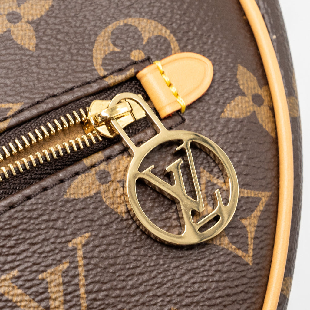 LOUIS VUITTON HALF-MOON LOOP BAGUETTE MONOGRAM CANVAS GHW