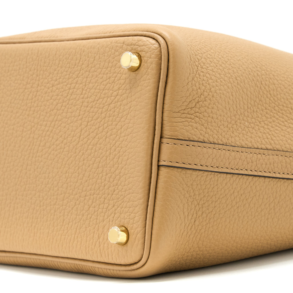 Hermes Picotin 18 Lock Bag Clemence 0M Chai GHW