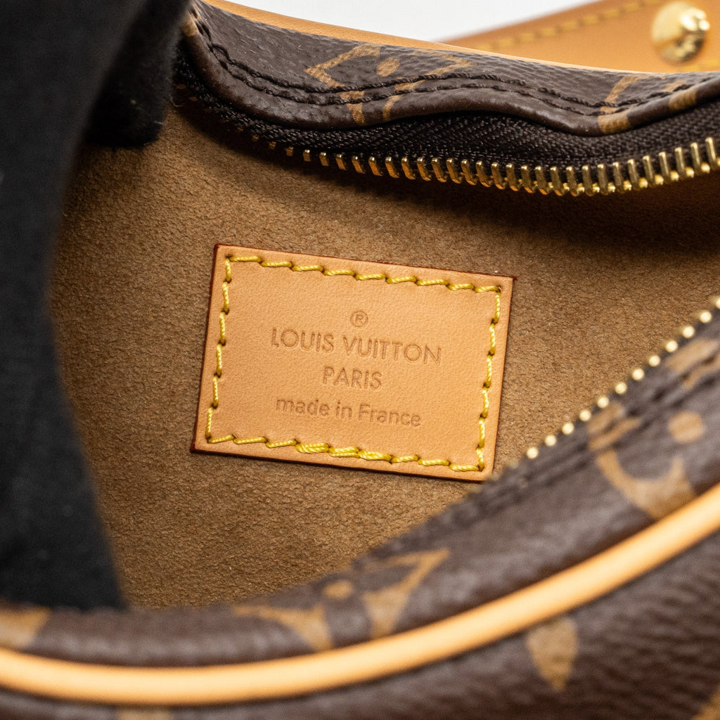 LOUIS VUITTON HALF-MOON LOOP BAGUETTE MONOGRAM CANVAS GHW