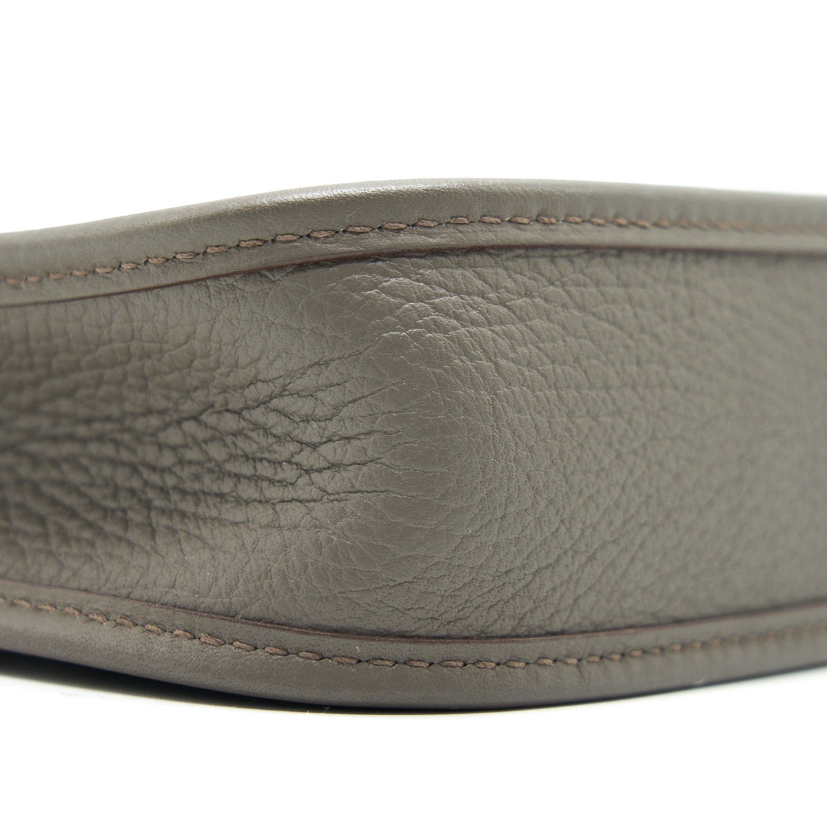 Hermes Mini Evelyne Gris Etain SHW in Square