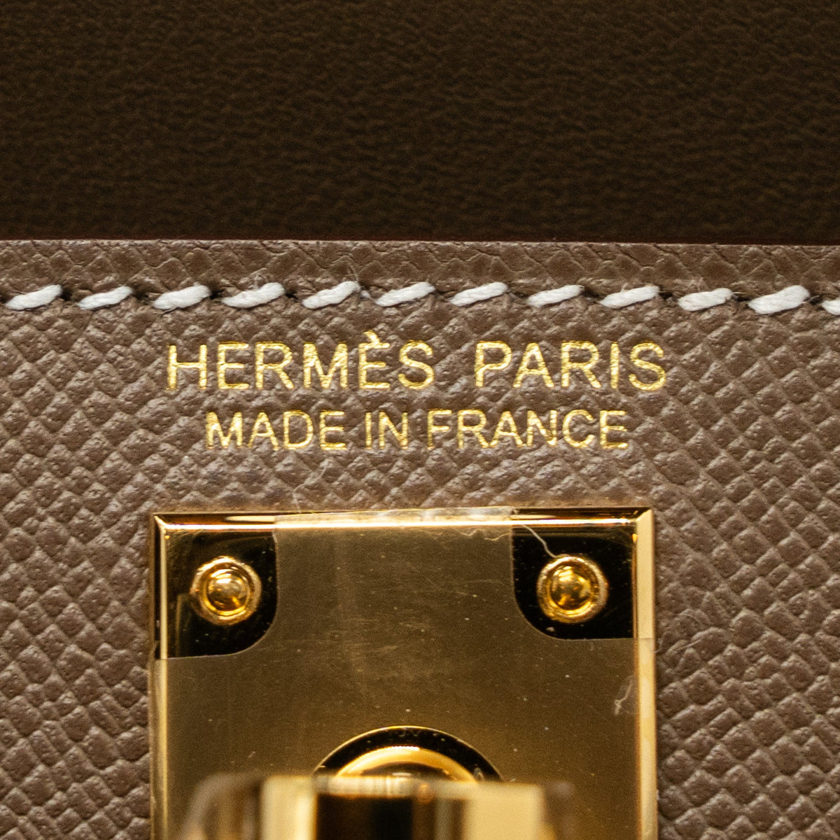 Hermes mini kelly II madame etoupe GHW